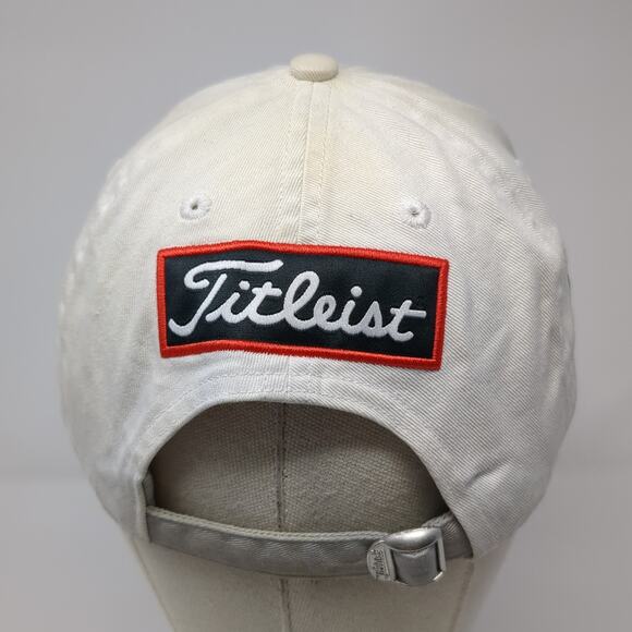 Titleist PRO V11 FJ Baseball Cap White One Size Adjustable Embroidered Cotton - Picture 6 of 10